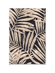 Black Collection Luxe Leaf Made to Measure Curtains - Image 9 of 9