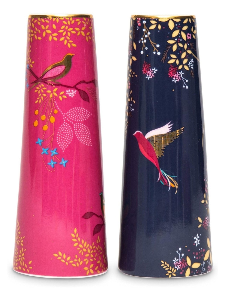 Sara Miller Pink Chelsea Salt and Pepper Set - Image 2 of 4