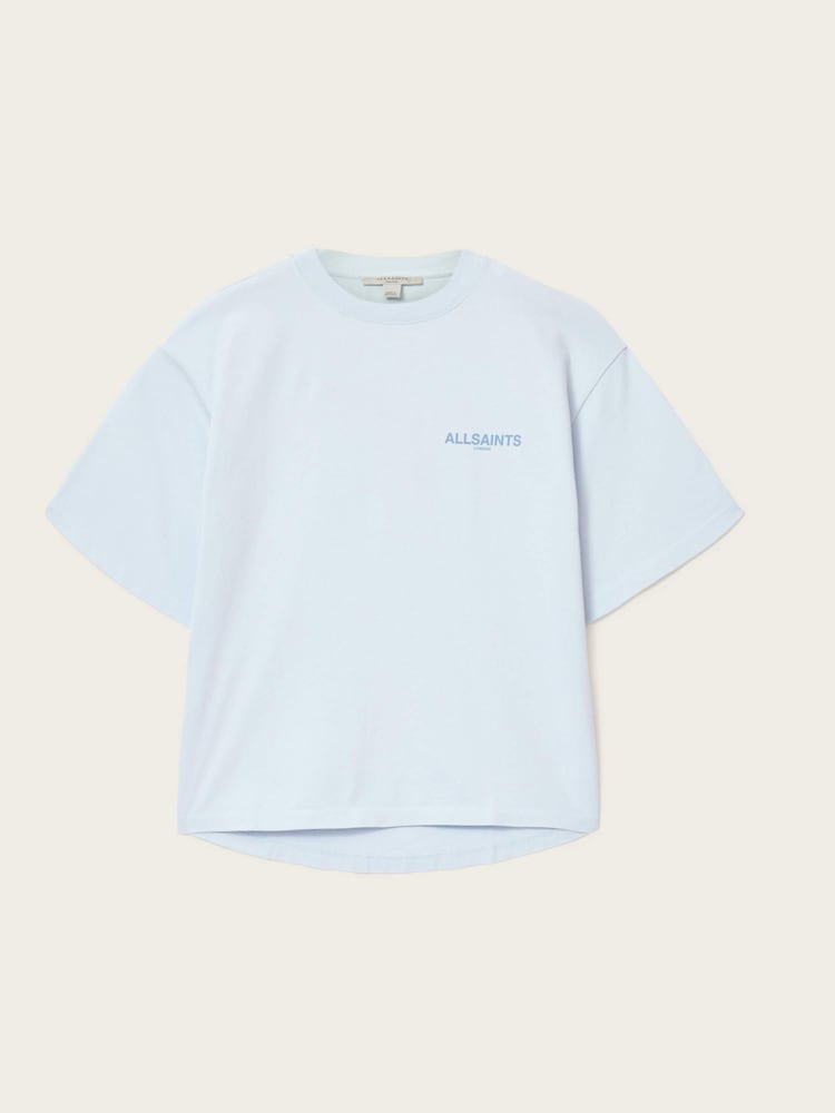 AllSaints Blue Guardian Amelie T-Shirt - Image 8 of 8