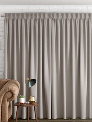 Grey Herringbone Made to Measure Curtains - Image 2 of 9