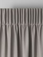 Grey Herringbone Made to Measure Curtains - Image 6 of 9