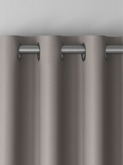 Grey Herringbone Made to Measure Curtains - Image 7 of 9