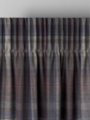 Blue/Grey Alpine Check Made to Measure Curtains - Image 6 of 9