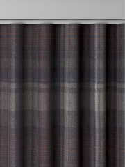 Blue/Grey Alpine Check Made to Measure Curtains - Image 7 of 9