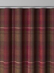 Red Highland Check Made to Measure Curtains - Image 7 of 9