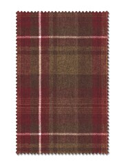 Red Highland Check Made to Measure Curtains - Image 9 of 9