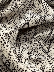 Spot Print Ruffle Detail Mini Smock Dress - Image 5 of 5
