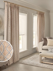 Natural Collection Luxe Linear Made to Measure Curtains - Image 1 of 7