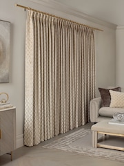 Natural Collection Luxe Linear Made to Measure Curtains - Image 2 of 7