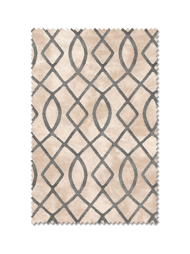 Natural Collection Luxe Linear Made to Measure Curtains - Image 7 of 7