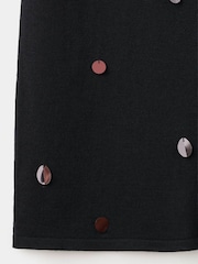 Mango Black Embellished Midi Skirt - Image 3 of 3