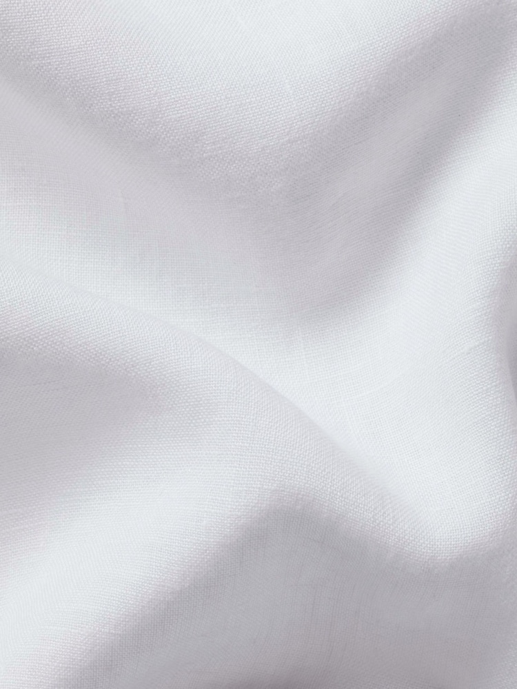 Charles Tyrwhitt White Pure Linen Classic Fit Shirt - Image 7 of 7 Charles Tyrwhitt White Pure Linen Classic Fit Shirt - Image 7 of 7