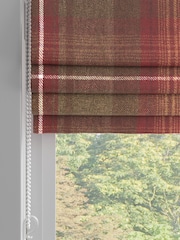 Red Highland Check Made To Measure Roman Blind - Image 2 of 6