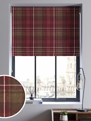 Red Highland Check Made To Measure Roman Blind - Image 4 of 6