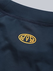 Animal Blue/Yellow Mens Kai Quick Drying Rash Vest - Image 7 of 7