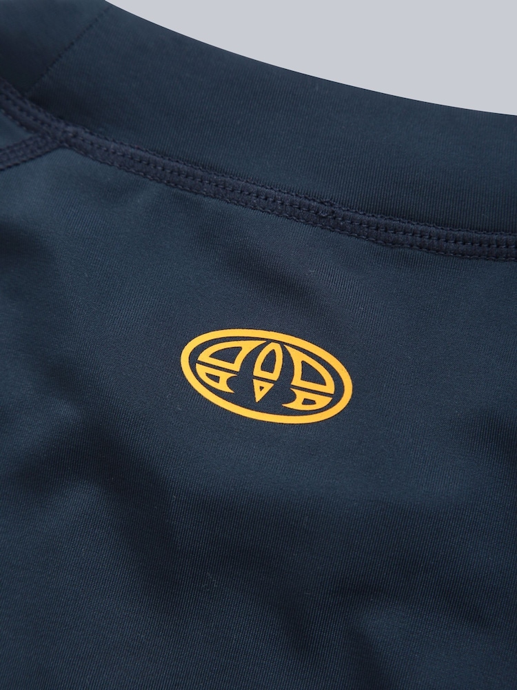 Animal Blue/Yellow Mens Kai Quick Drying Rash Vest - Image 7 of 7 Animal Blue/Yellow Mens Kai Quick Drying Rash Vest - Image 7 of 7