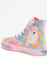 Lelli Kelly Pink Unicorn High Top Trainers - Image 2 of 4