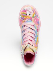 Lelli Kelly Pink Unicorn High Top Trainers - Image 4 of 4