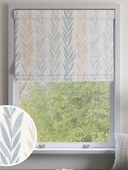 Natural Leaf Made To Measure Roman Blind - Image 1 of 6