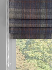 Blue/Grey Alpine Check Made To Measure Roman Blind - Image 2 of 6
