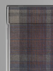 Blue/Grey Alpine Check Made To Measure Roman Blind - Image 3 of 6