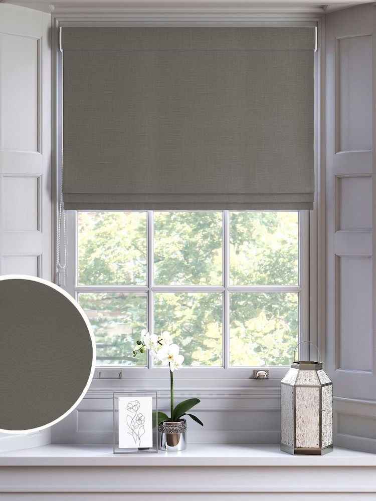 Grey Nikki Made To Measure Roman Blind - Image 1 of 6
