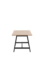 Gallery Home Meteor Navy Leroy Trestle Table - Image 4 of 5