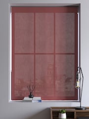 Raspberry Pink Washed Cotton Linen Made to Measure Roman Blind - Image 5 of 6