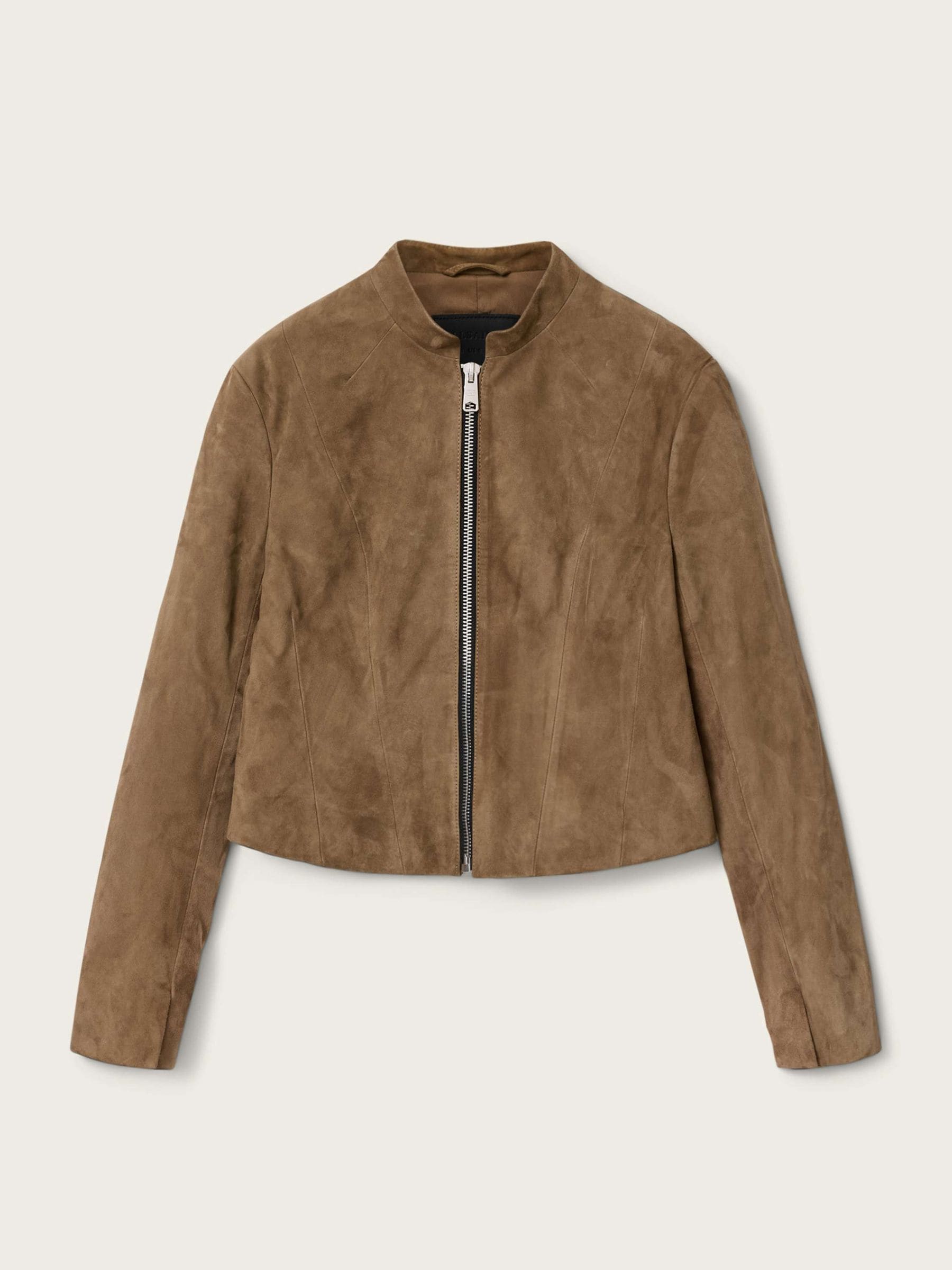Buy AllSaints Brown Sadler Suede Jacket from Next USA