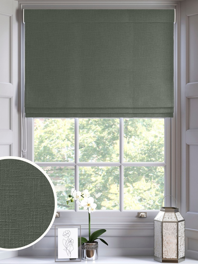 Green Nikki Made To Measure Roman Blind - Image 1 of 6