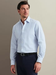 Charles Tyrwhitt Stripe Non-Iron Twill Extra Slim Fit Shirt - 8суретінің 1 суреті