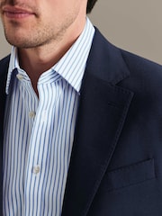 Charles Tyrwhitt Stripe Non-Iron Twill Extra Slim Fit Shirt - 8суретінің 4 суреті