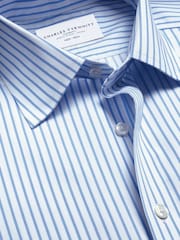 Charles Tyrwhitt Stripe Non-Iron Twill Extra Slim Fit Shirt - 8суретінің 7 суреті