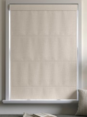 Cream Nikki Made to Measure Cotton/Linen Blend Roman Blinds - Image 2 of 6