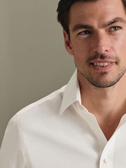 Charles Tyrwhitt Natural Non-iron Twill Slim Fit Shirt - Image 3 of 7