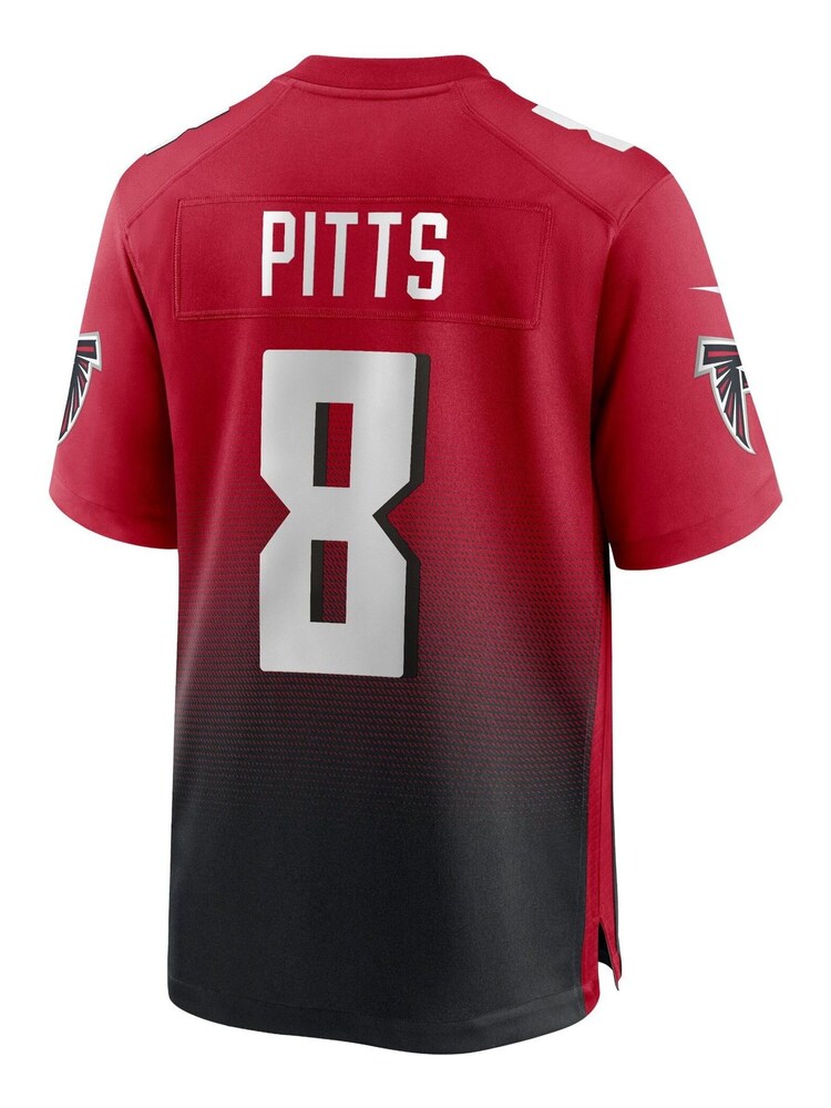Nike Red NFL Atlanta Falcons Alternate Game Jersey - Kyle Pitts - Image 3 of 3