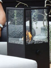 Pacific Black Garden Cosidome Lantern Fire Pit - Image 1 of 4