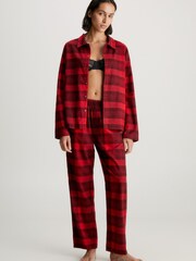 Calvin Klein Flannel Pyjama Top - Image 4 of 6
