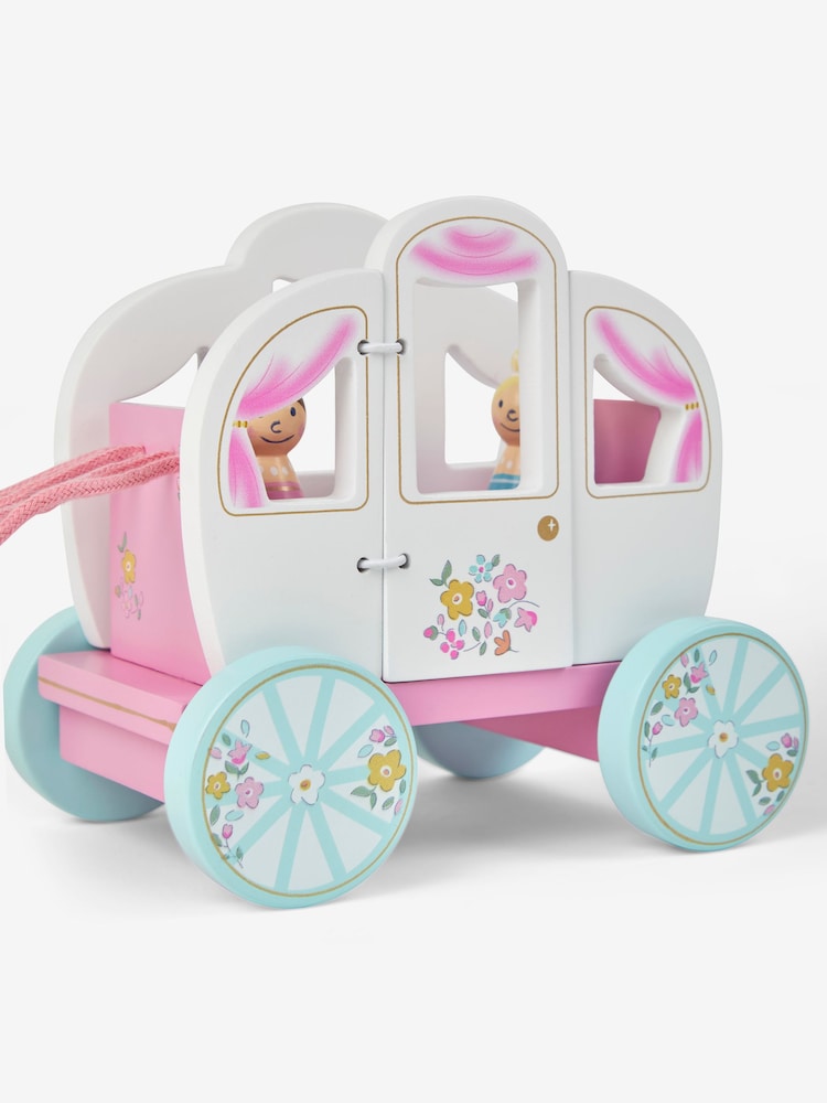 JoJo Maman Bébé Wooden Princess Carriage Playset - Image 3 of 7