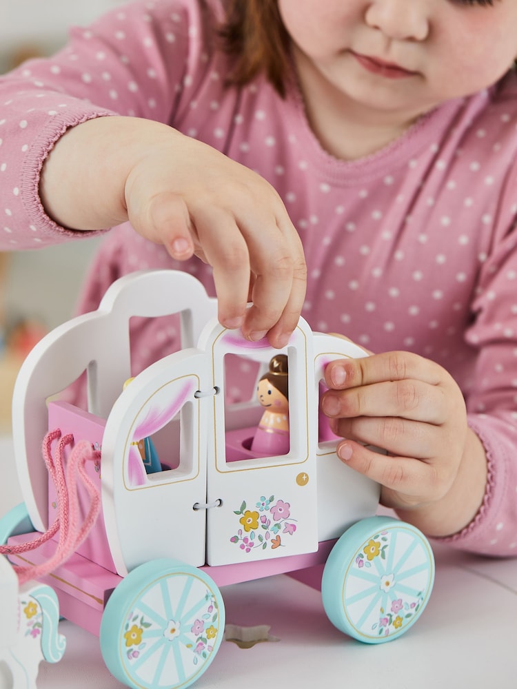 JoJo Maman Bébé Wooden Princess Carriage Playset - Image 5 of 7
