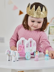 JoJo Maman Bébé Wooden Princess Carriage Playset - Image 7 of 7