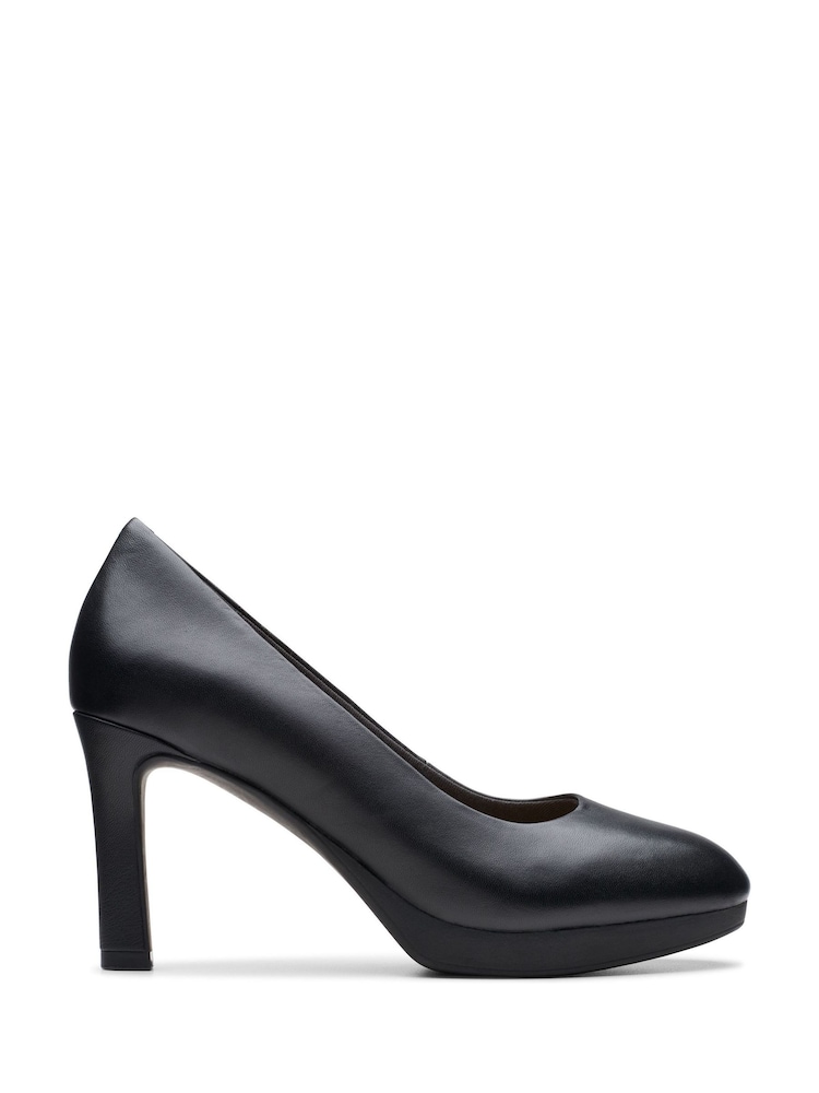 Clarks Black Leather Ambyr2 Braley Shoes - Image 1 of 7