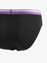 Black Bright Waistband 10 pack Cotton Rich Briefs - Image 12 of 13