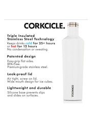 Corkcicle White Canteen Insulated Stainless Steel Bottle - Image 3 of 3