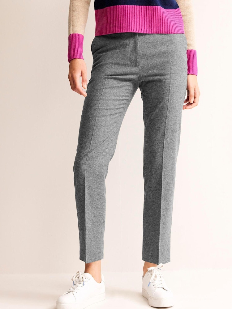 Boden Grey Kew Wool Trousers - Image 1 of 5 Boden Grey Kew Wool Trousers - Image 1 of 5