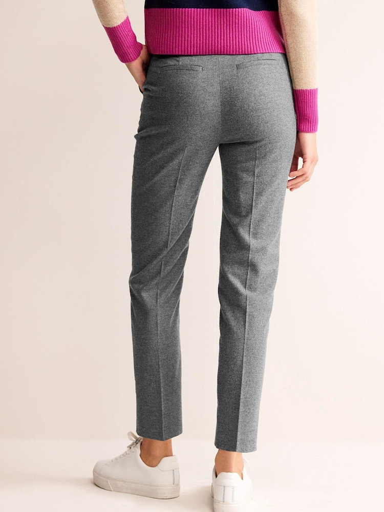 Boden Grey Kew Wool Trousers - Image 2 of 5 Boden Grey Kew Wool Trousers - Image 2 of 5