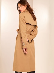Lipsy Camel Belted Trench Coat - Image 5 of 6