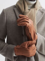 Guantes de cuero Iowa de Reiss - Imagen 2 de 3