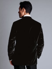 Charles Tyrwhitt Black Classic Fit 100% Cotton Italian Jacket - Image 2 of 7
