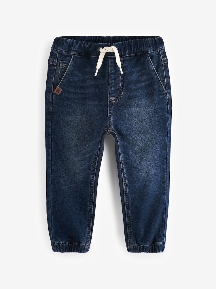 Dark Blue Joggers Jeans With Comfort Stretch (3mths-7yrs) - Image 1 of 3
